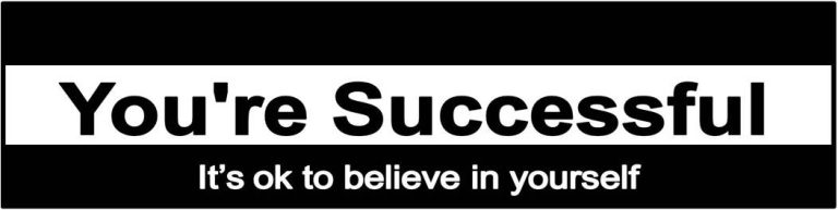 logo youre successful black background