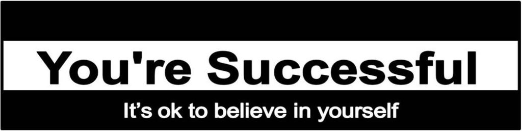 logo youre successful black background